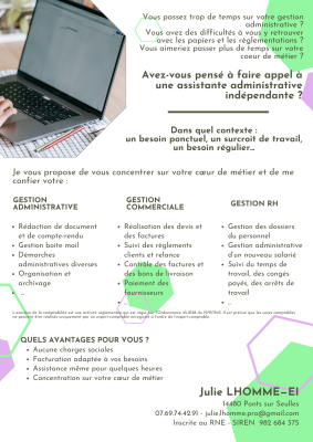 Flyer Julie LHOMME